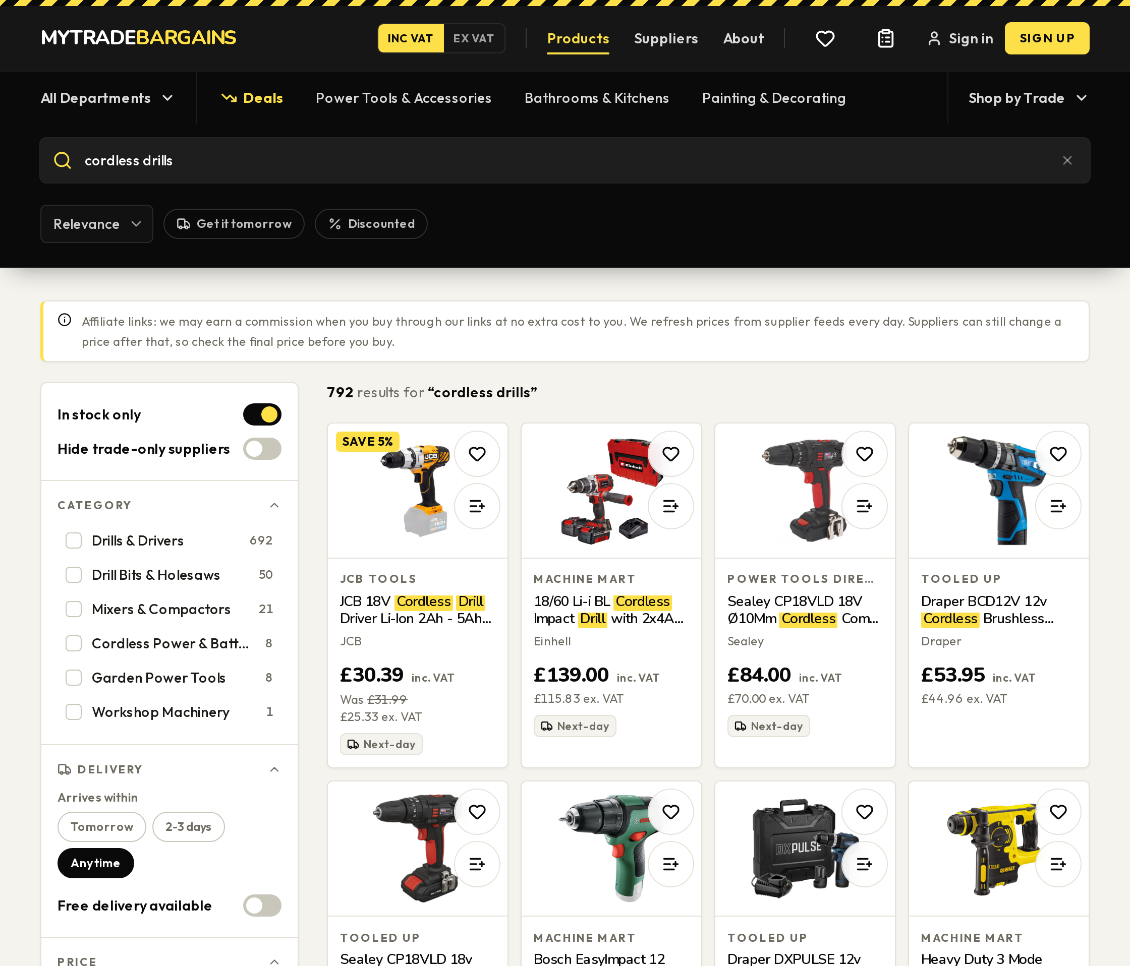 MYTRADEBARGAINS — screen 2 of 6